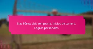 Blas Pérez: Vida temprana, Inicios de carrera, Logros personales